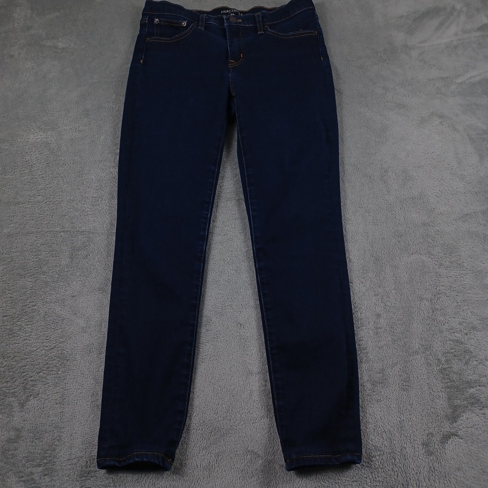 J‎ Crew Jeans Womens 28 Blue Denim Skinny Preppy Modern Stretch